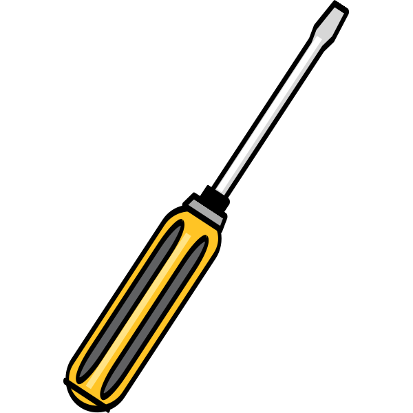 SVG Screwdriver vector image