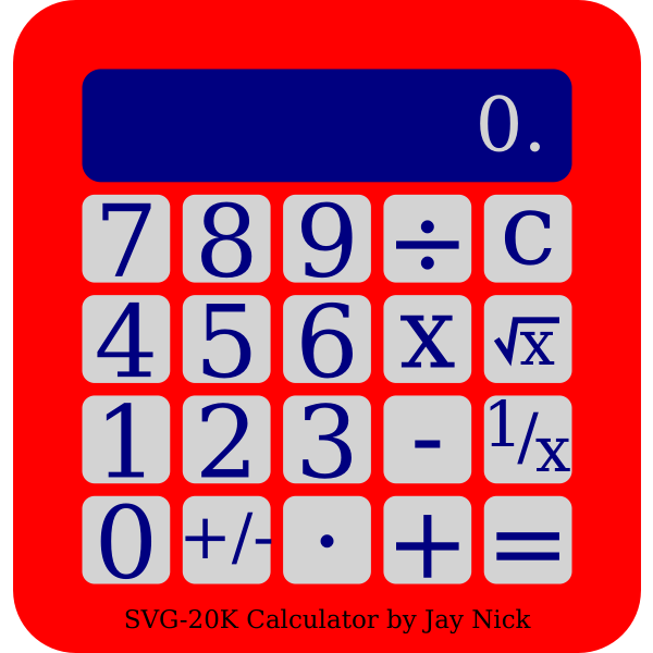 SVG Scripted Calculator