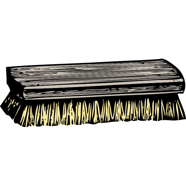 SVG Scrub brush vector illustration