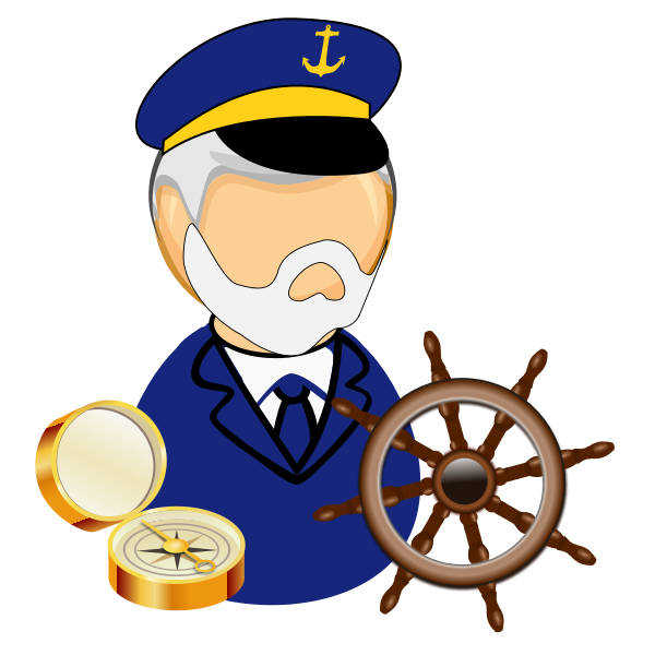 SVG Sea captain