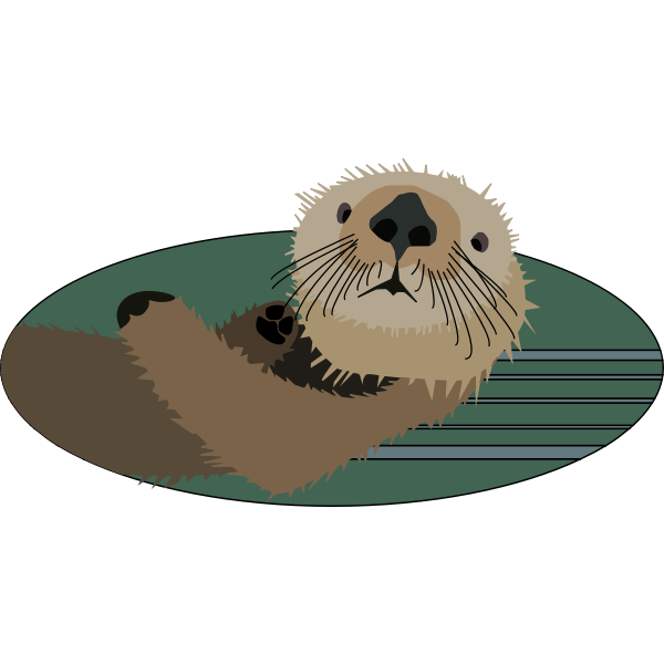 SVG Sea otter