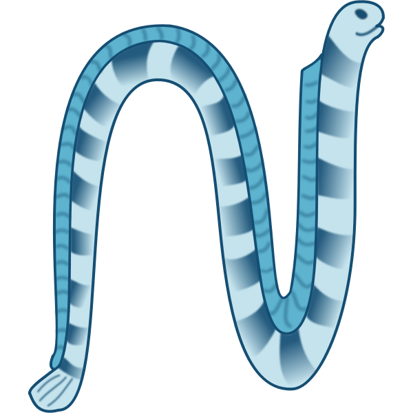 SVG Sea snake vector clip art