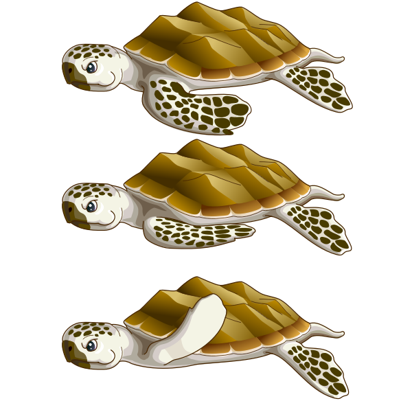 SVG Sea turtles