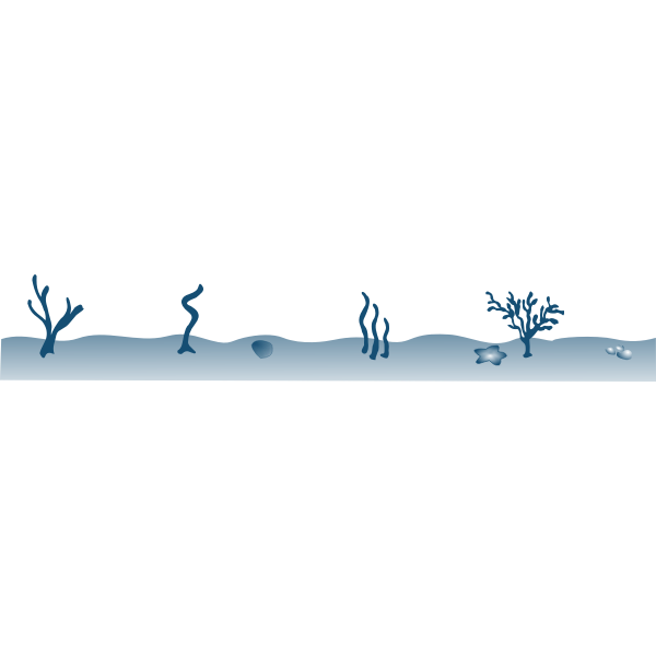 SVG Seabed vector clip artt