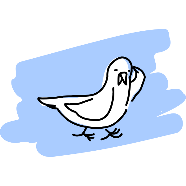 SVG Seagull by Rones
