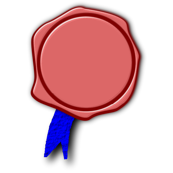 SVG Seal with shadow