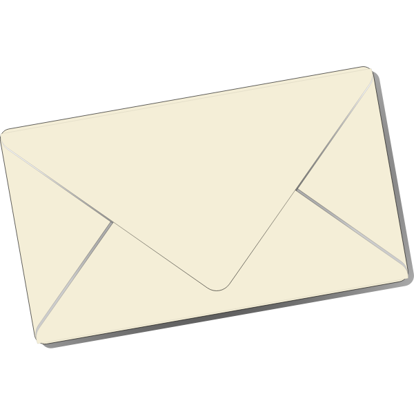 SVG Sealed envelope vector clip art