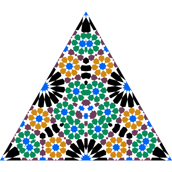 SVG Seamless Alhambra Triangle
