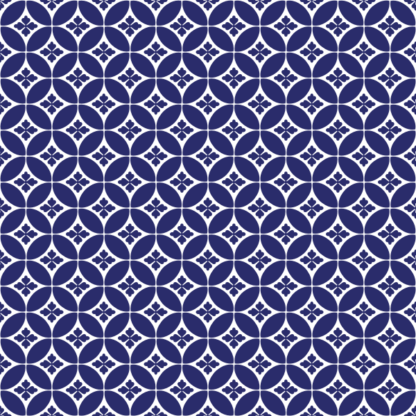 SVG Seamless blue floral design