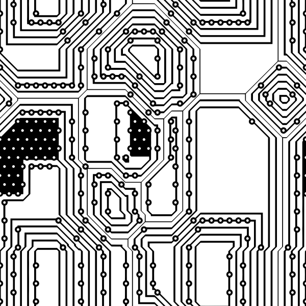 SVG Seamless Circuit Texture