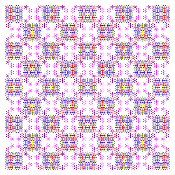 SVG Seamless floral pattern