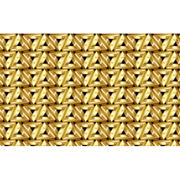 SVG Seamless golden triangles pattern vector image