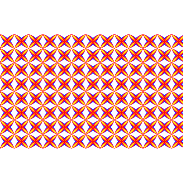 SVG Seamless groovy geometry vector pattern