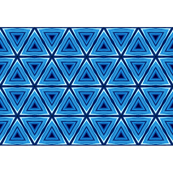SVG Seamless pattern in blue triangles