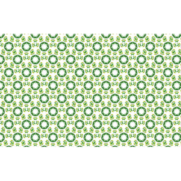 SVG Seamless pattern with green leaves
