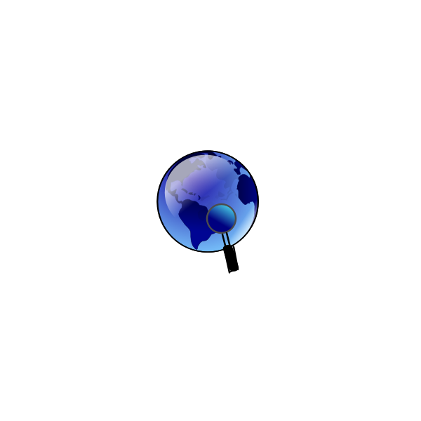 SVG Search OS icon vector drawing