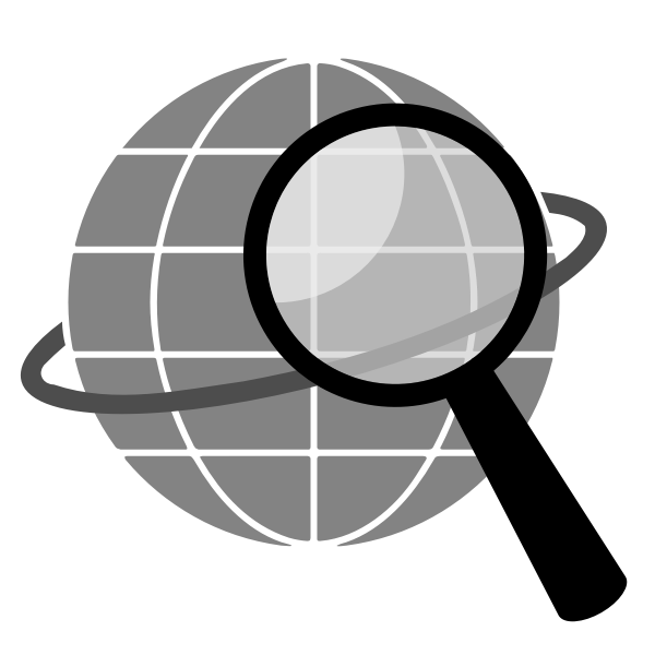 SVG Search sign vector drawing