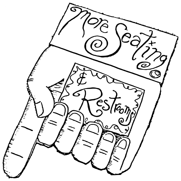 SVG Seating sign