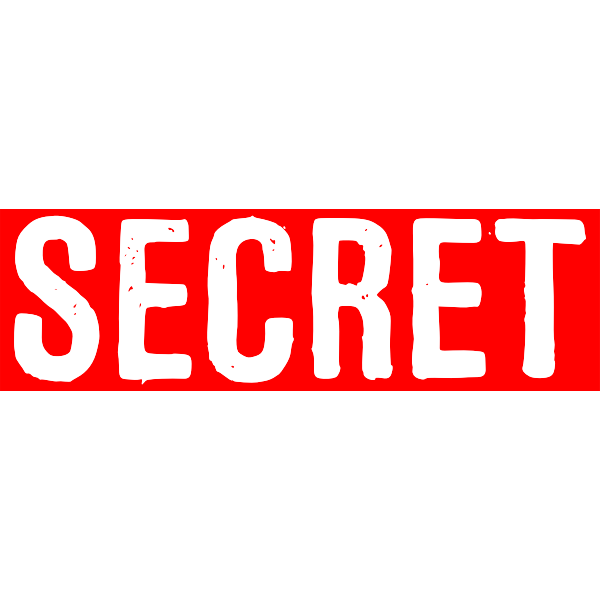 SVG Secret stamp