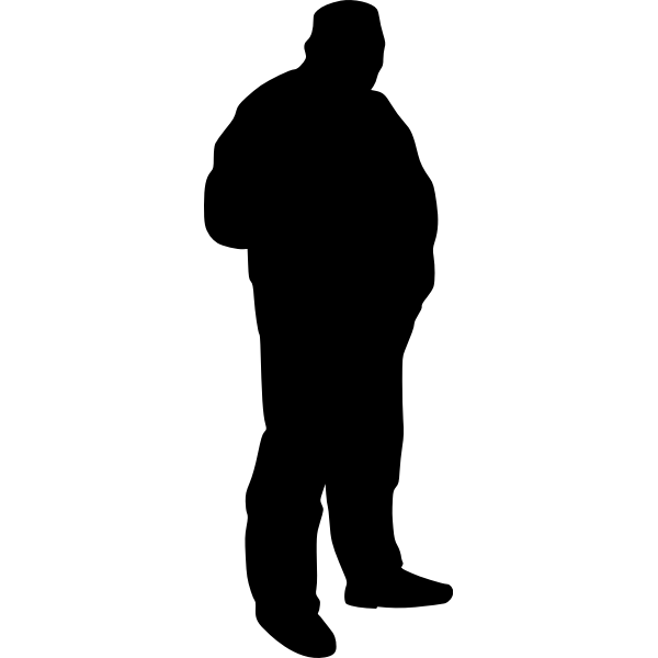 SVG Security silhouette