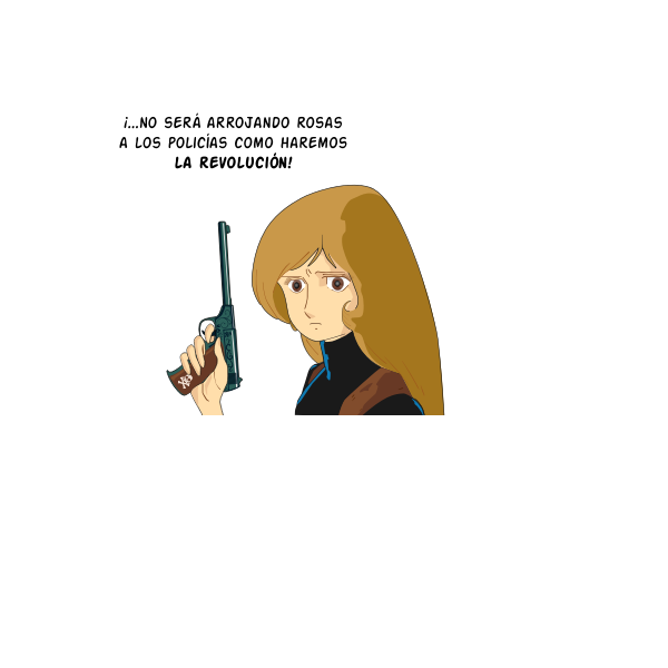 SVG Selen character from Queen Millenia vector clip art