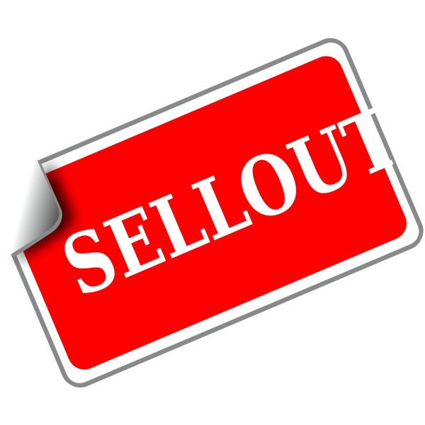 SVG Sellout vector sticker