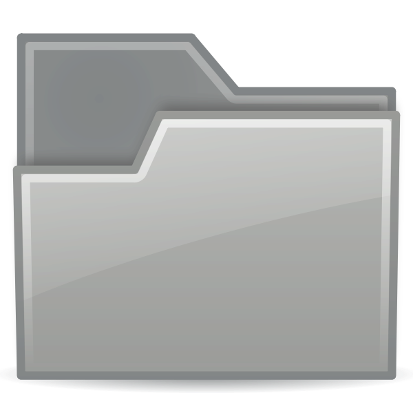 SVG Semitransparent folder icon
