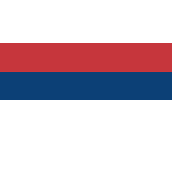 SVG Serbian flag without coat of arms