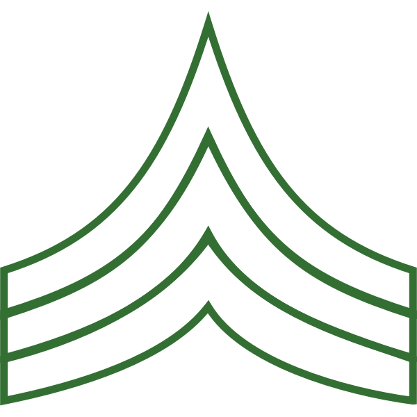 SVG Sergeant insignia vector