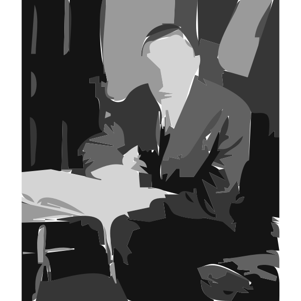 SVG Sergei Rachmaninoff LOC 31755 autotrace