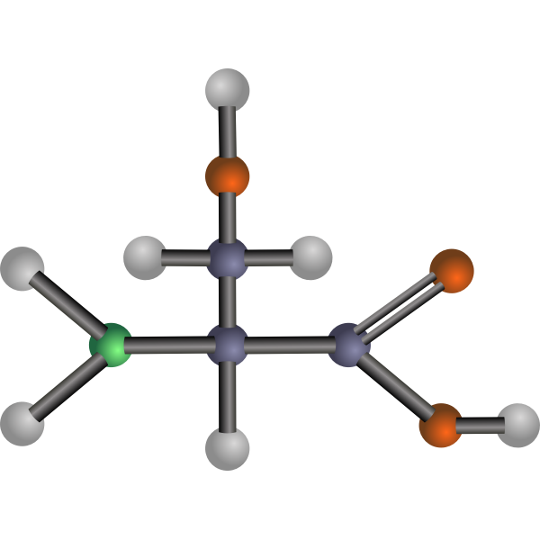 SVG Serine amino acid