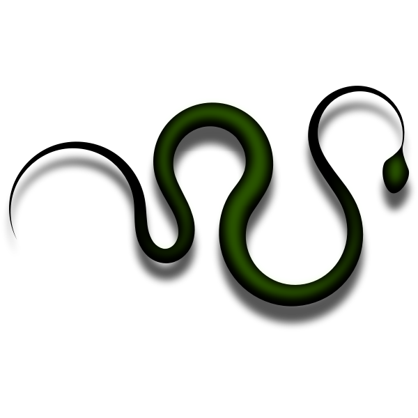 SVG Serpent vector drawing