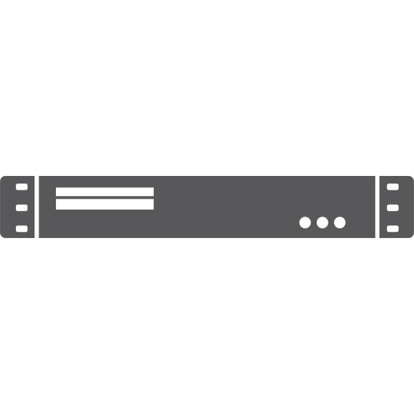 SVG Server silhouette