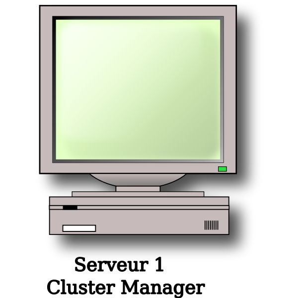 SVG Server with screen vector image