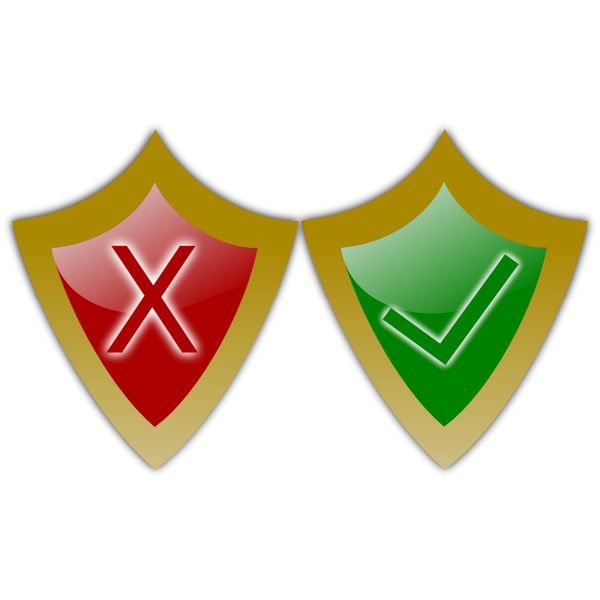 SVG Set of security icons vector image