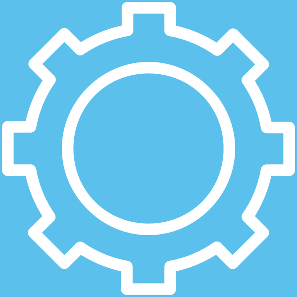 SVG Settings icon