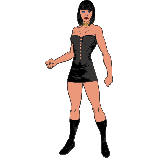 SVG Sexy Super WOman