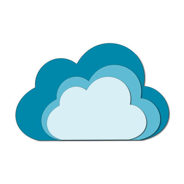 SVG Shaded clouds