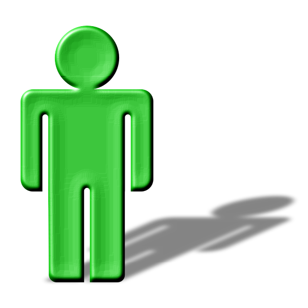 SVG Shadow man