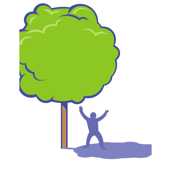 SVG shady tree