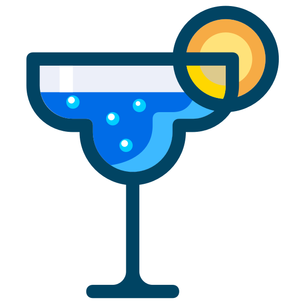 SVG Shaken cocktail drink