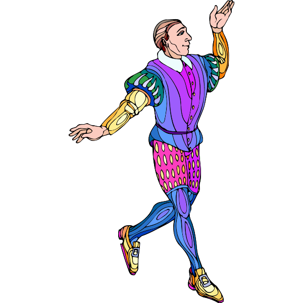 SVG Shakespeare039s man