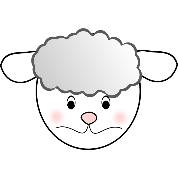 SVG Sheep sad