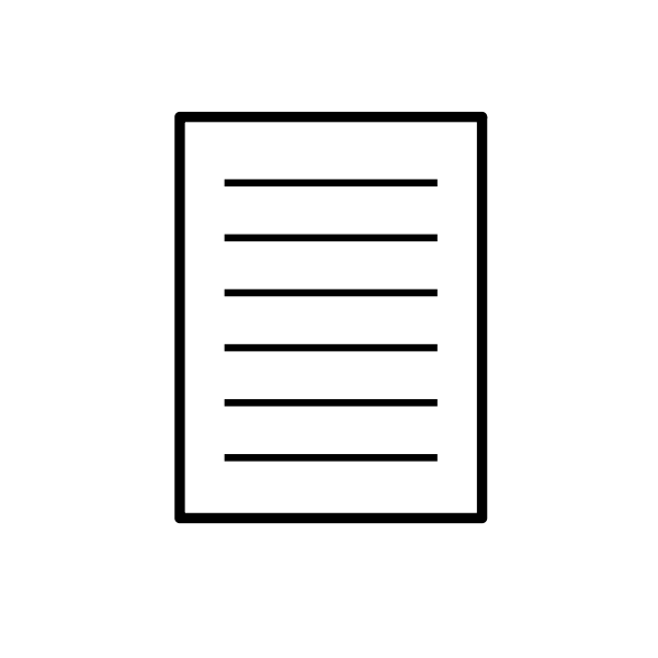 SVG Sheet of paper vector icon