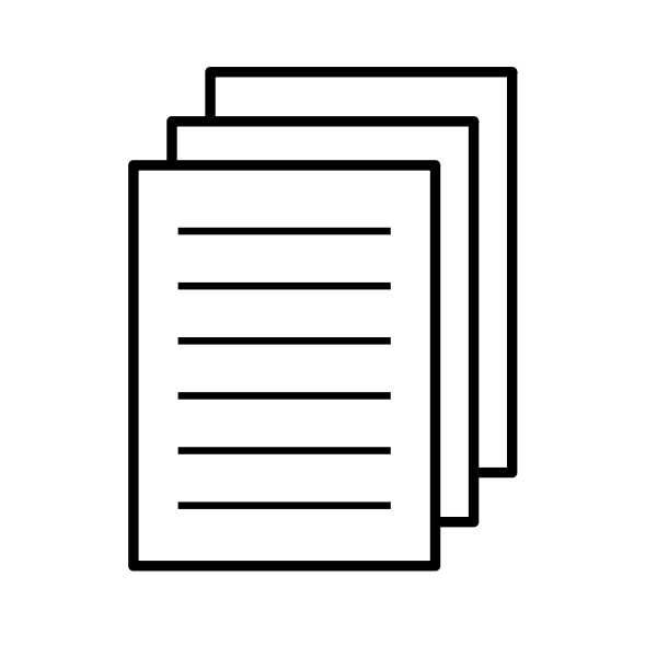 SVG Sheets of paper icon vector image