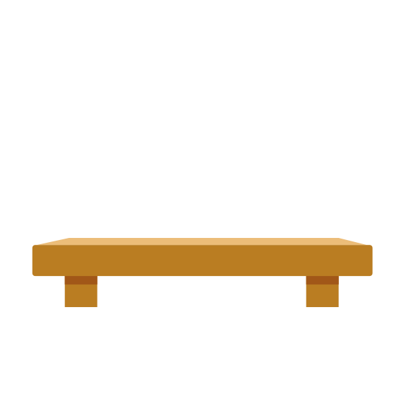 SVG shelf orange