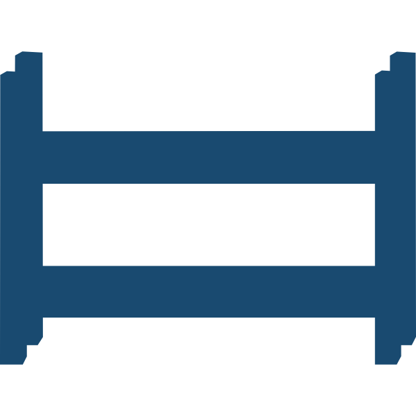 SVG Shelf rack silhouette vector image