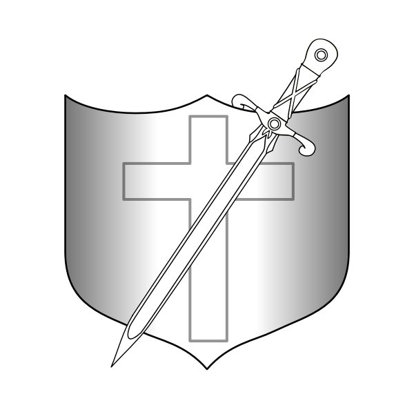 SVG Shield and long sword