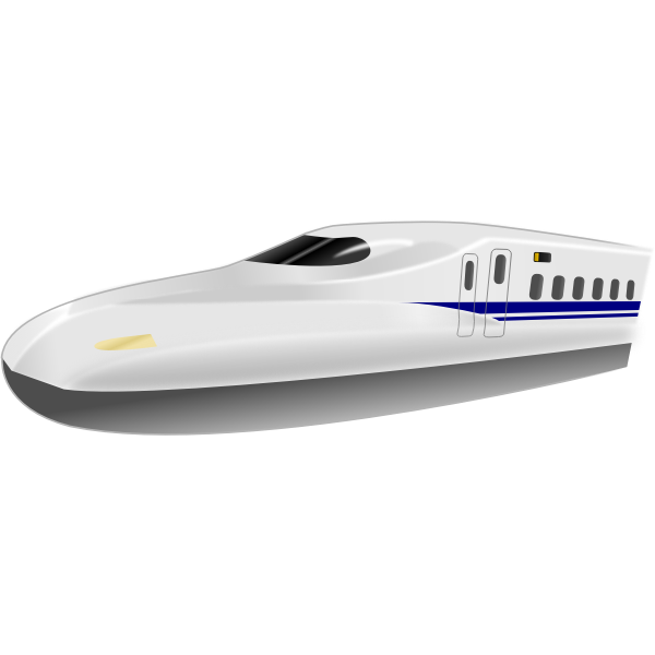 SVG Shinkansen N700 Frontview