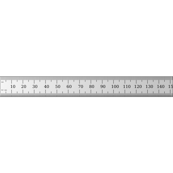 SVG Shinwa 15cm ruler
